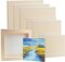 9 Pack 3 Sizes Wooden Canvas Boards Unfinished Wood Canvas Panels Kit, Blank Square Wood Panels for Painting, Drawing, Pouring Art, Burning and DIY Crafts Projects (4’’, 6’’, 8’’)